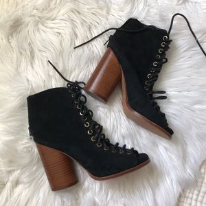 Jeffrey Cambell Lace Up Wedge Heel